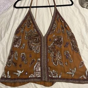 Free people beaded tank